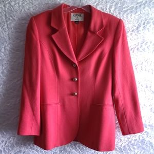 Kasper Blazer Coral Pink Size 8